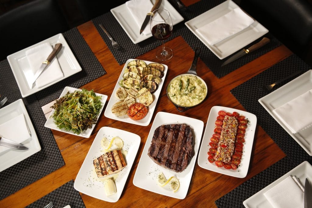 Menu funcional no verão do El Negro