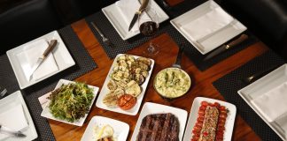 Menu funcional no verão do El Negro