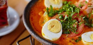 Prato vegetariano no Menu Executivo do Manzuá