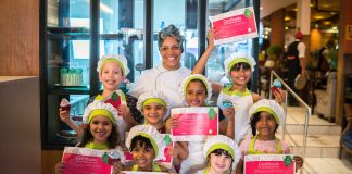 Oficina culinária para crianças na Delicatus Confeitaria