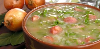 Receita: Caldo verde cremoso para as noites frias