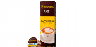 Havanna e TRES se unem e lançam a cápsula de Cappuccino Doce de Leite