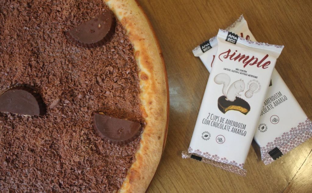 Pizza Cesar lança novo sabor em parceria com chocolateria local