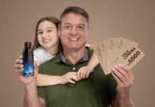 Perfume e R$ 25 mil em vales-compras celebram o Dia dos Pais no Pátio Brasil