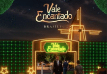 Vale Encantado desembarca em Brasília entre árvores, flores e luzes