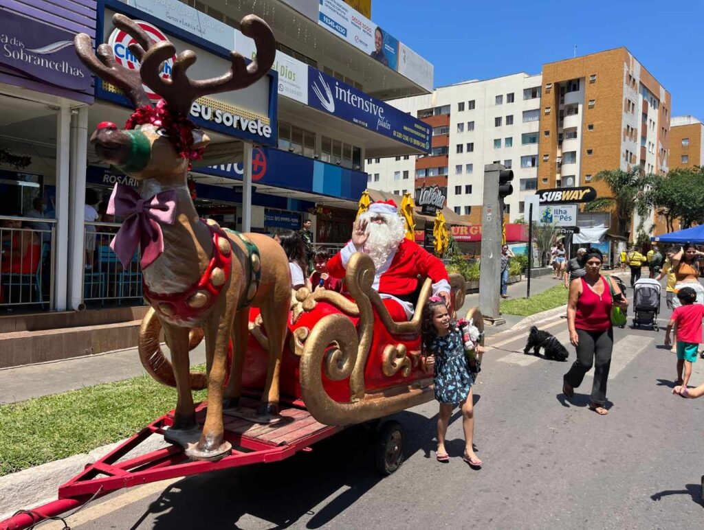 Edição natalina da Rua de Lazer do Guará acontece neste domingo