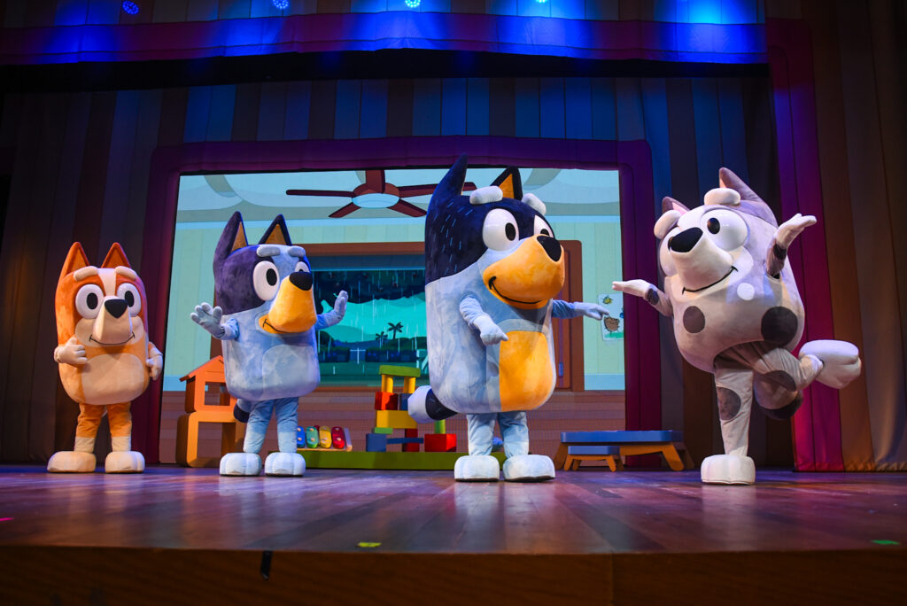 Show oficial da série premiada Bluey em curta temporada na CAIXA Cultural