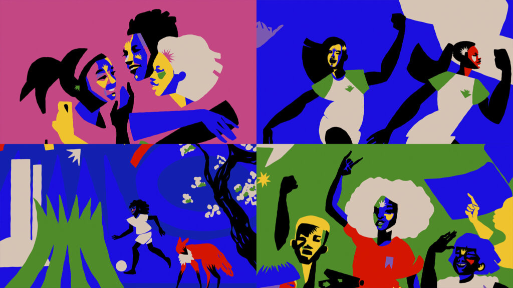 FIFA divulga a arte que representa Brasília, uma das sedes da Copa do Mundo Feminina