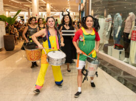 Cortejo de Carnaval anima o Taguatinga Shopping durante dois dias
