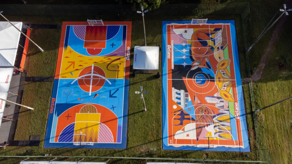 Betano revitaliza duas quadras do Parque da Cidade