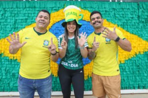 Várias ruas do DF já estão decoradas para receber a Copa do Mundo de 2026